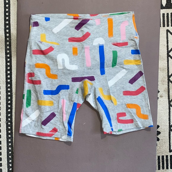 Target Take Pride Bike Bicycle Shorts Sweats Lounge Biker Pants Gray Rainbow Sm - Picture 1 of 5